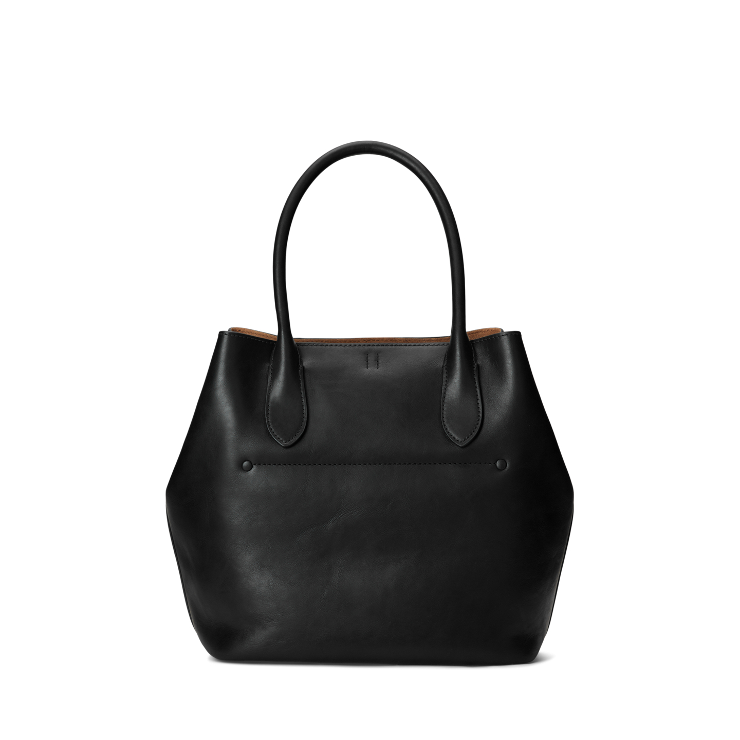 Женская сумка Ralph Lauren Bellport Leather Medium Tote, цвет: Чёрный — фото 2