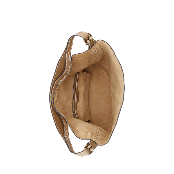 Clay Bellport Suede Bucket Bag Polo Ralph Lauren 5
