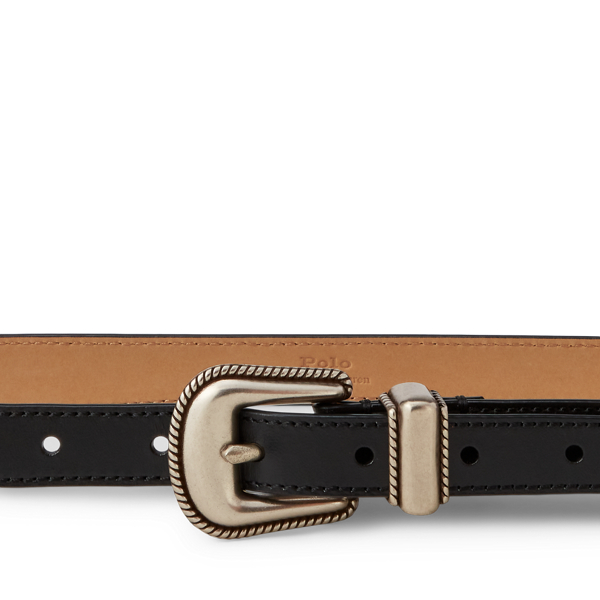 Ralph lauren belt womens black best sale