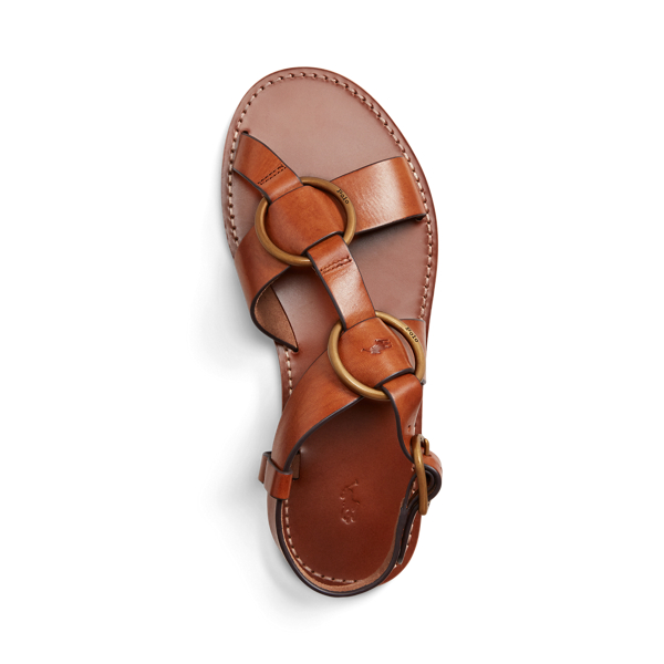 【大注目】POLO RALPH LAUREN ★ Double O-Ring Leather Sandal Polo Ralph Lauren Leather Double O-Ring Sandals | Harrods US