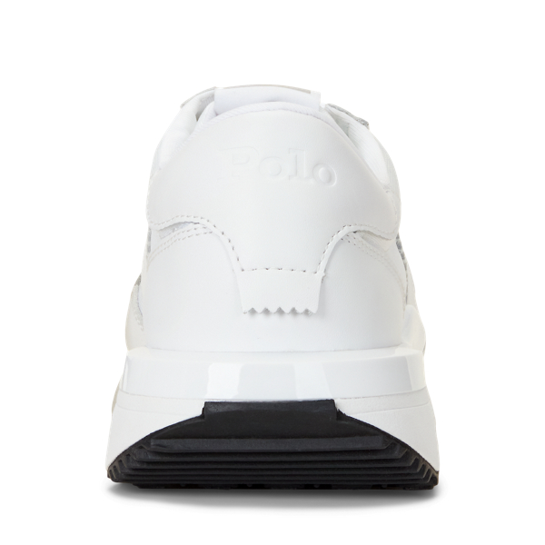 Baskets Train 89 en cuir et tissu Oxford