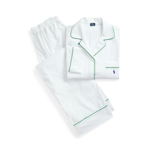 Lang&auml;rmliger Seersucker-Pyjama Polo Ralph Lauren in 1