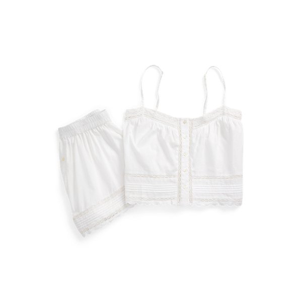 Cotton Voile Cami & Shorts Pyjama Set Polo Ralph Lauren 1