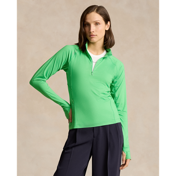Course Green Performance Quarter-Zip Pullover RLX 1