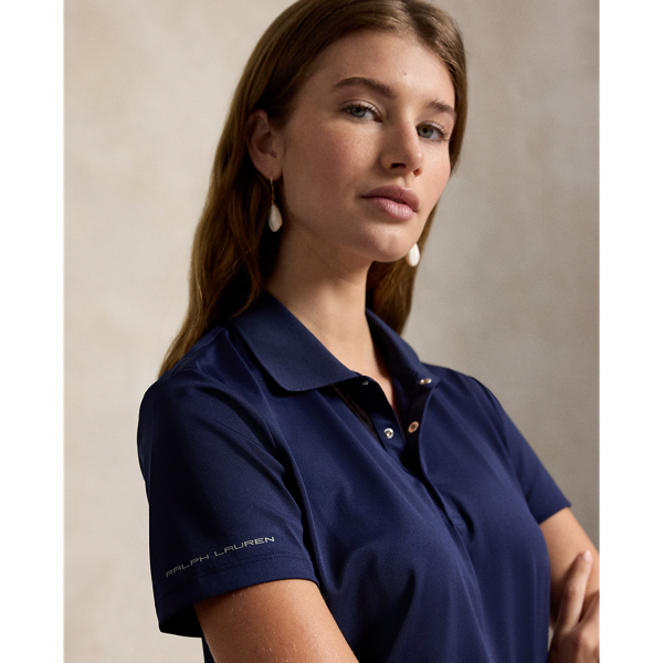 Refined Navy Classic Fit Tour Polo Shirt RLX 6