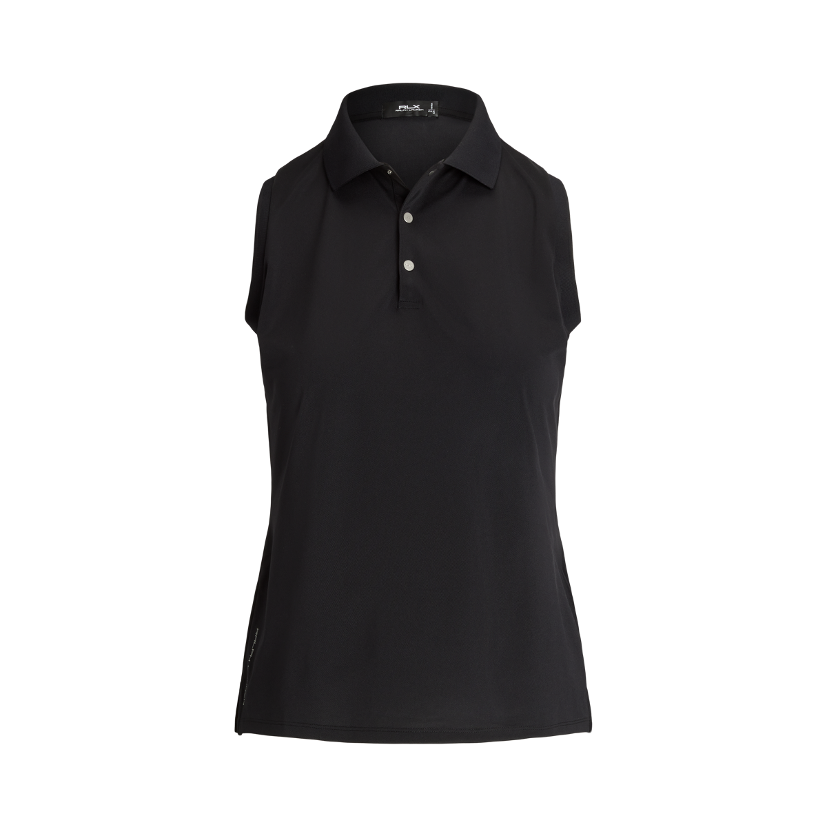 トップス Reracs FRONT TUCK SLEEVELESS POLO(BLACK) Reracs FRONT TUCK SLEEVELESS POLO(BLACK)