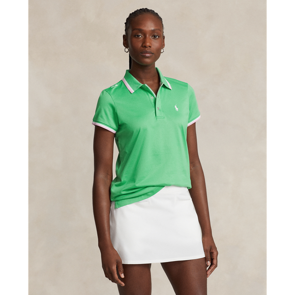 Cruise Green Tailored Fit Jersey Polo Shirt RLX 1