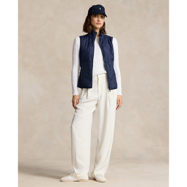 ୨୧*̩̩̥ ラルフローレン シープファー シルク ドッキングレザーダウンベスト ୨୧*̩̩̥ ラルフローレン シープファー シルク ドッキングレザー