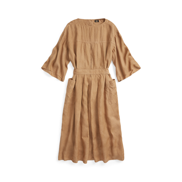 Linen Boatneck Dress