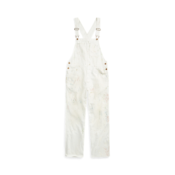 Salopette taches peinture lin et coton