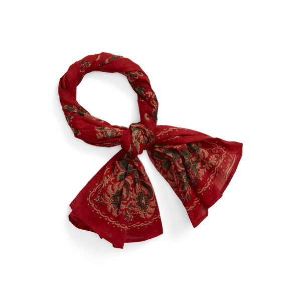 Len&ccedil;o em voile de algod&atilde;o floral