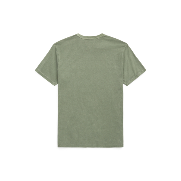 【RRL】アップリケロゴ コットン&ヘンプ クルーネック Tシャツ 25SS RRL ダブルアールエル ロゴコットンヘンプ Tシャツ