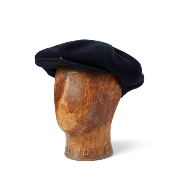 Wool Blend Felt Newsboy Cap for Men Ralph Lauren UK