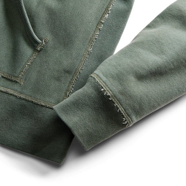 RRL☆ガーメントダイ フリースフーディ ガーメントダイド フリース フーディ（パーカー）｜RRL（ダブル