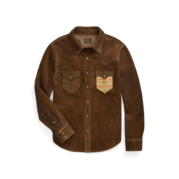 Roughout Suede Western Overshirt