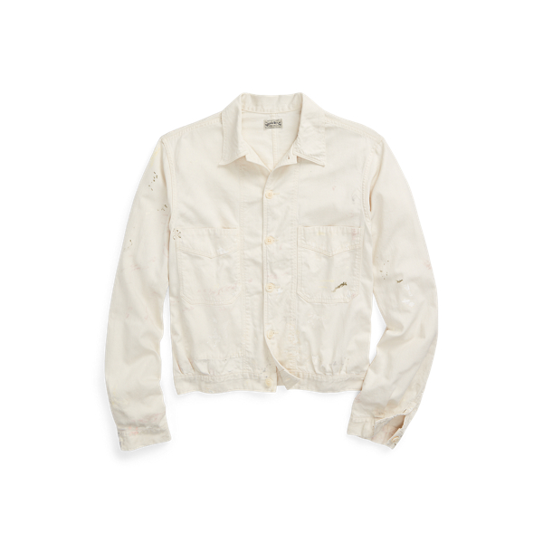 Polo ralph lauren white jacket online