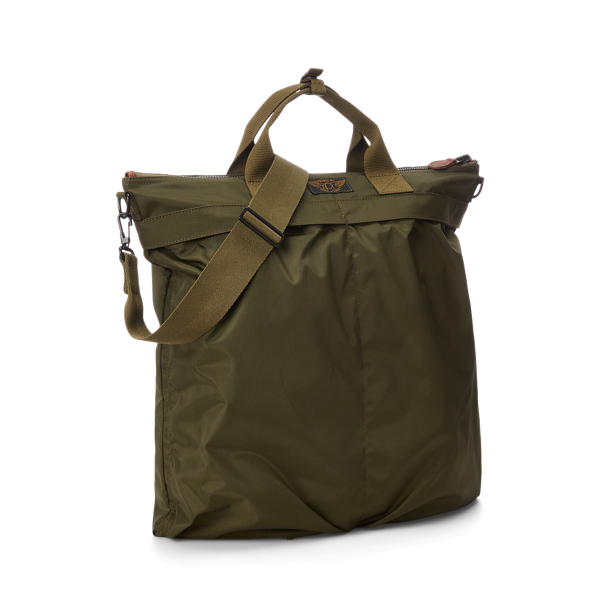 RRL ラルフローレン ナイロンキャンバス トラベルポーチ カーキ
