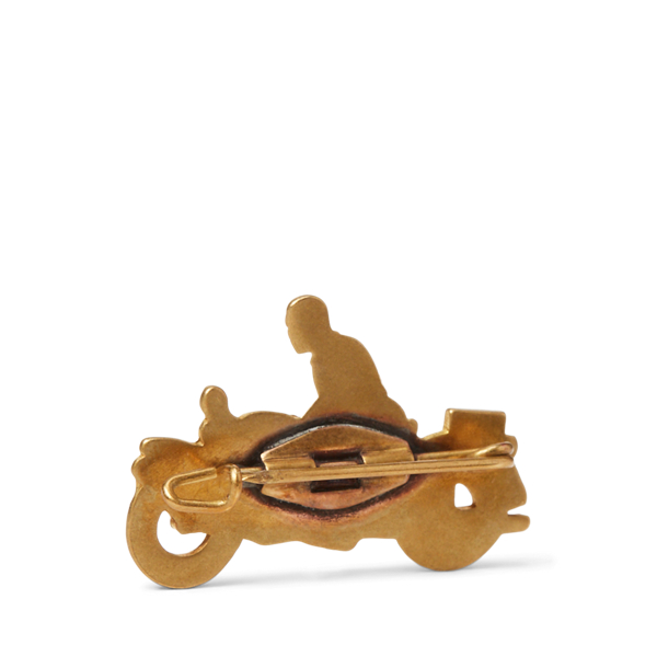 アクセサリー RRL Ralph Lauren MOTO BRASS PIN - BROWN Moto Brass Pin