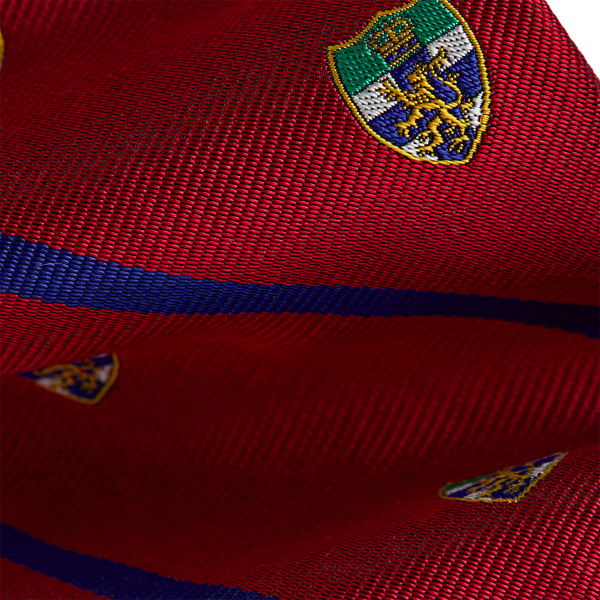 Red/Royal Striped Silk Repp Club Tie Polo Ralph Lauren 3