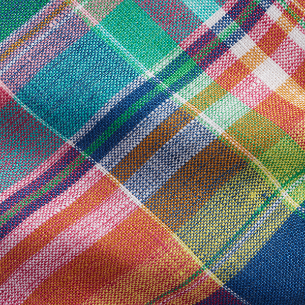 Pink/Blue Multi Plaid Linen Tie Polo Ralph Lauren 3