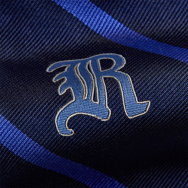 Navy Vintage-Inspired Striped Silk Repp Tie Polo Ralph Lauren 3
