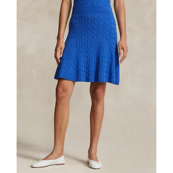 Ralph lauren cable knit skirt hotsell