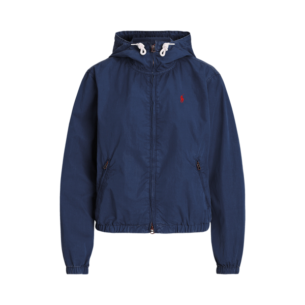 Washed Twill Hooded Jacket for Women | Ralph Lauren® UZ