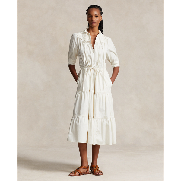 Tiered Cotton Dress Ralph Lauren Australia