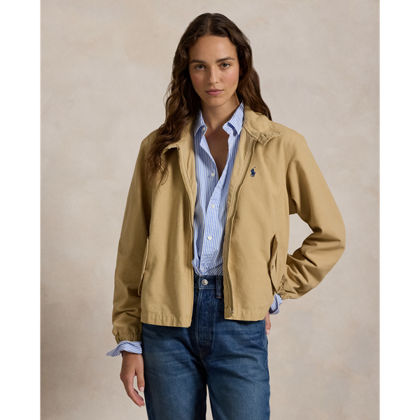 Cotton Canvas Jacket for Women Ralph Lauren PA