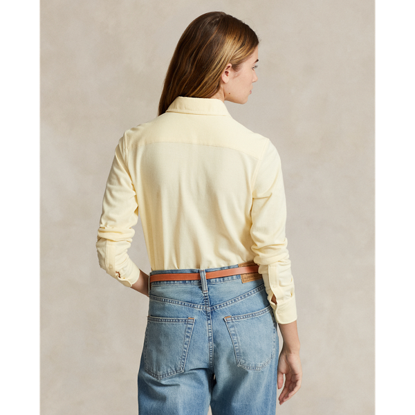 Camisa oxford de algod&oacute;n Slim Fit Polo Ralph Lauren en Amarillo Wicket 5
