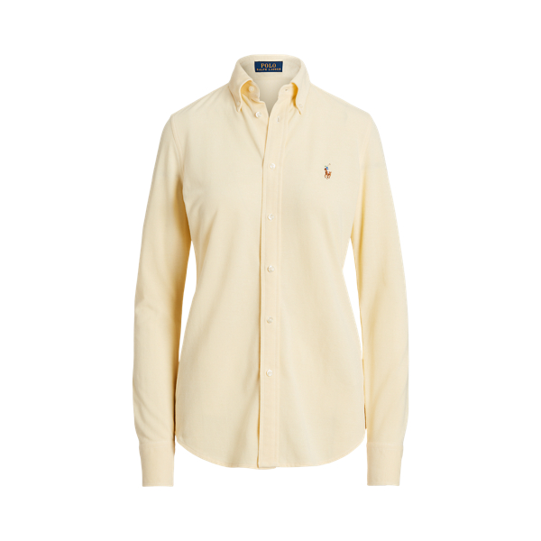 Camisa oxford de algod&oacute;n Slim Fit Polo Ralph Lauren en Amarillo Wicket 2