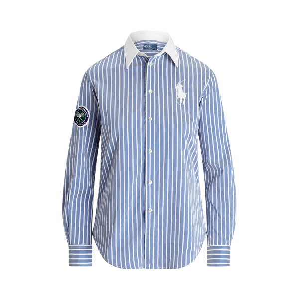 コラボ Polo Ralph Lauren Wimbledon ポスタープリント シャツ Wimbledon Classic Fit Graphic Polo Shirt for Men | Ralph