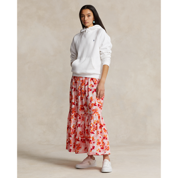 PRL x Naiomi Glasses Cotton Maxiskirt for Women | Ralph