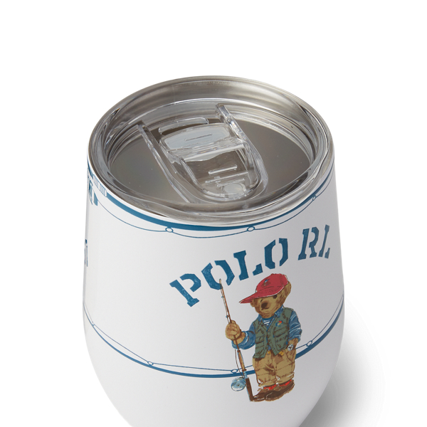 White Fishing Polo Bear Small Tumbler Polo Ralph Lauren Home 3