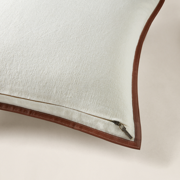 Coussin Moore Ralph Lauren Home en Cr&egrave;me authentique 2