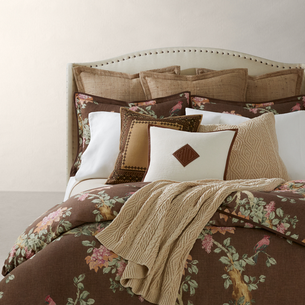 Coussin Moore Ralph Lauren Home en Cr&egrave;me authentique 4