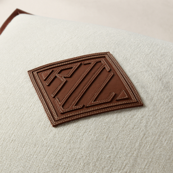 Coussin Moore Ralph Lauren Home en Cr&egrave;me authentique 3