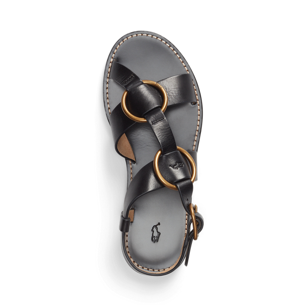 Double O-Ring Leather Sandal