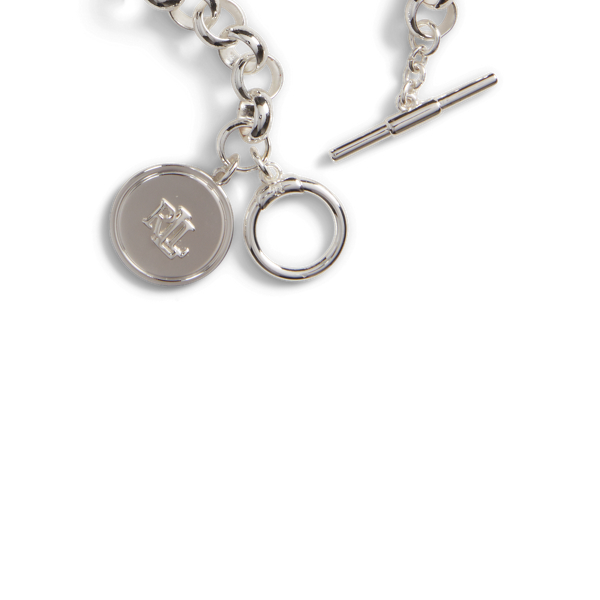 ブレスレット RALPH LAUREN Silver Tone Logo Flex Bracelet Lauren Ralph Lauren Silver Tone Metal Bead Flex Bracelet | belk