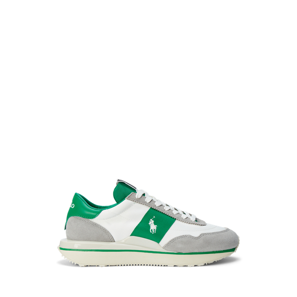 Train 89 Leather &amp; Canvas Trainer Polo Ralph Lauren 1