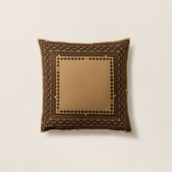 True Brown/Sand Skyler Throw Pillow Ralph Lauren Home 1