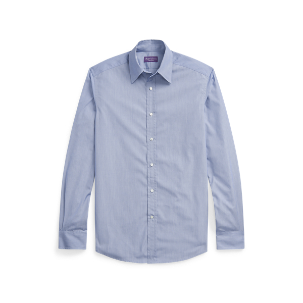 Micro-Check Poplin Shirt Purple Label 1