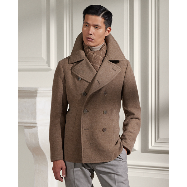 Ralph lauren long wool coat hotsell