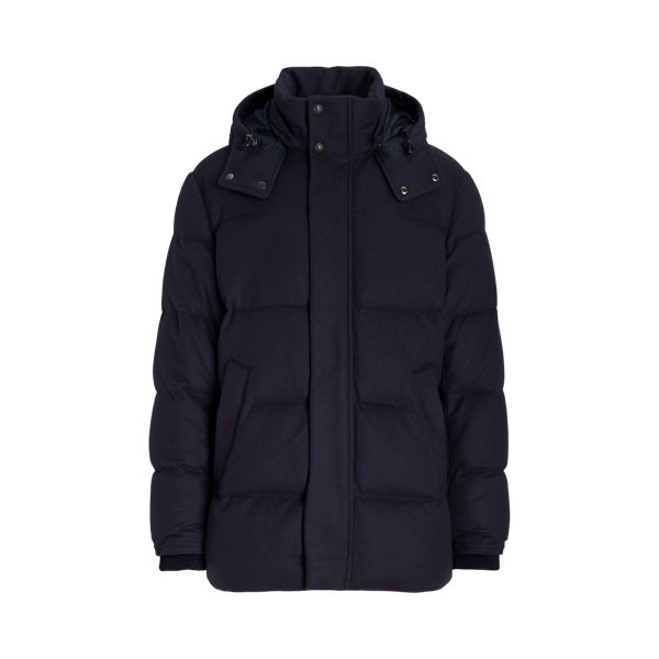 Wool Blend Down Jacket