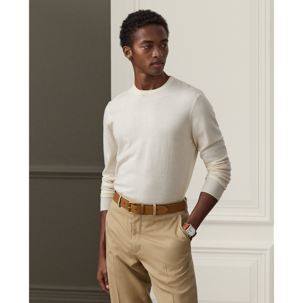 Men s Cream Jumpers Cardigans Ralph Lauren IE