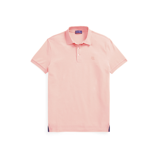 Polo ajust&eacute; &agrave; logo en piqu&eacute; Purple Label en 1