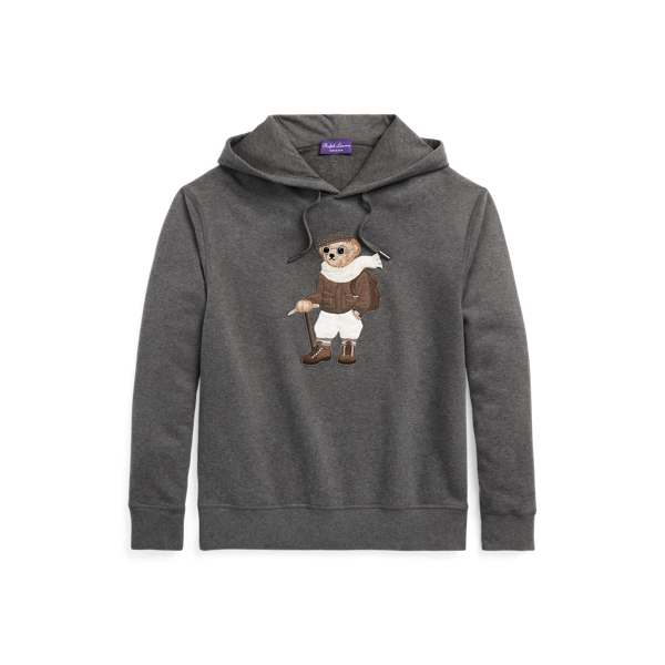 Polo Bear Fleece Hoodie Purple Label 1
