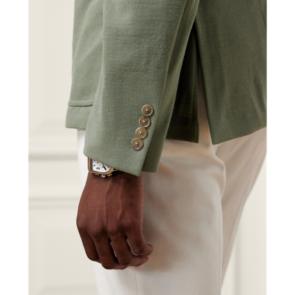 Hadley Hand-Tailored Wool Piqué Blazer