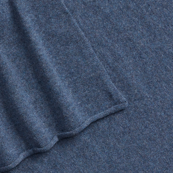 Supply Blue Melange M&eacute;lange Cashmere Scarf Purple Label 2