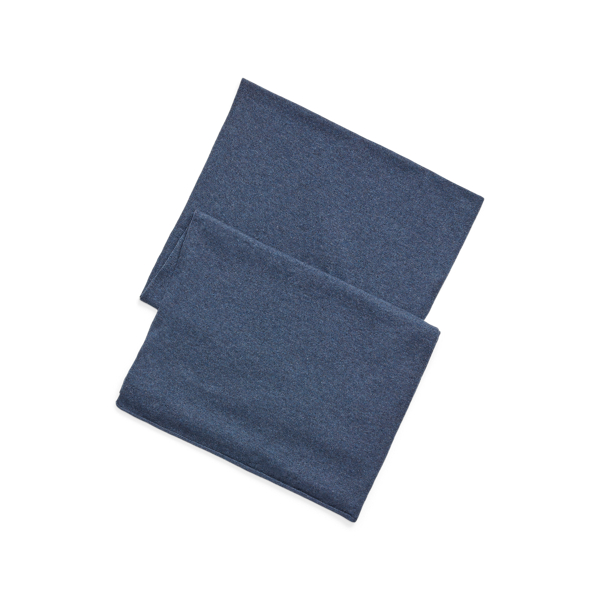 Supply Blue Melange M&eacute;lange Cashmere Scarf Purple Label 1
